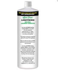 LIGHTENING BED BUG LAUNDRY DETERGENT & SANITIZER ADDITIVE- 64 Oz