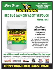 "Lightening" Laundry Detergent Additive and 30 Second Poison Free Bed bug Kill Spray - 16 Oz