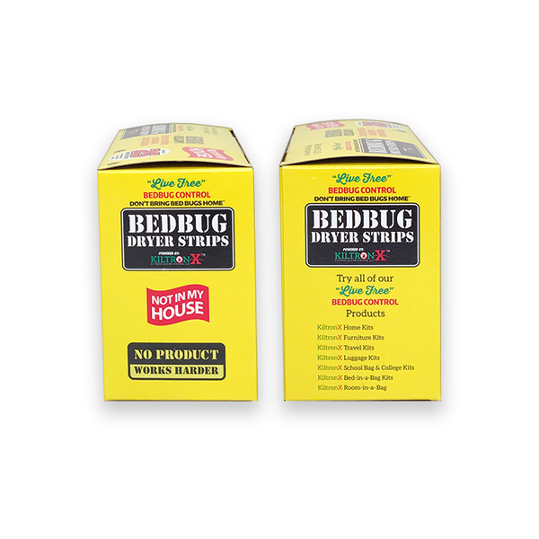 Live Free Bed Bug Dryer Strips 25 Loads KiltronX Enviro Systems Corp