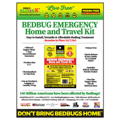 Live Free Bedbug Emergency Home & Travel 3 Piece Kit - Bonus Nonna's Sterilizer and Mosquitoes Sprays