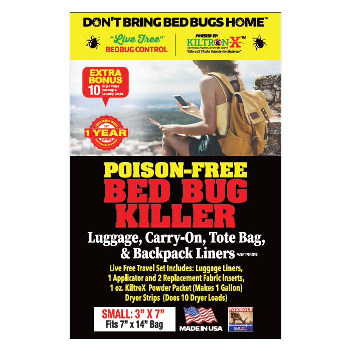 Live Free Bedbug Travel Set