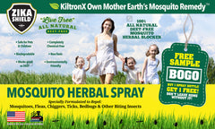 Live-Free Mosquito Spray - 8 Oz spray bottle