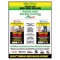 Live Free Bedbug Travel Set